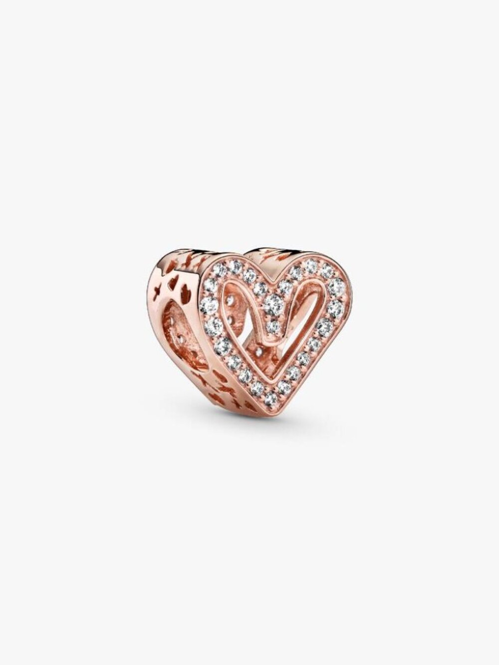Pandora Sparkling Freehand Heart Charm